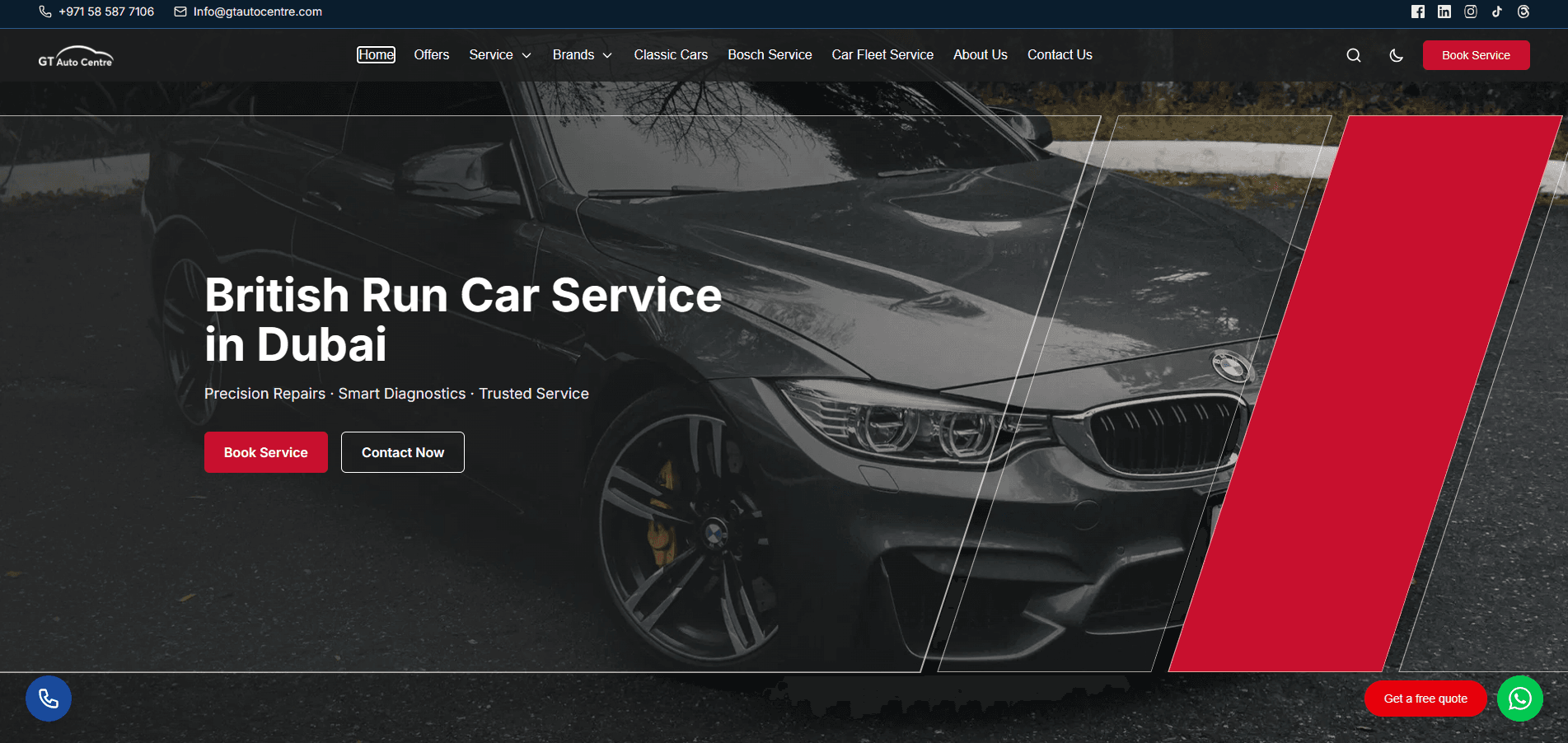 nawod's projects GT Auto Centre image | Nawod Madhuwantha Creative Web Developer | Angular, React, Next.js, TypeScript, Three.JS | 3D Web Design, Parallax Effects, Responsive Solutions